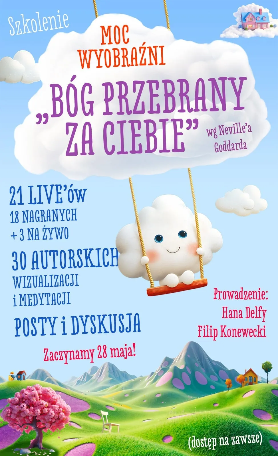 Szkolenie Moc Wyobraźni – „Bóg przebrany za Ciebie” wg Neville’a Goddarda