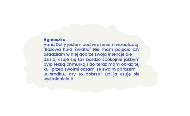 Opinia Agnieszki o szkoleniu Moc Wyobraźni – „Bóg przebrany za Ciebie” wg Neville’a Goddarda