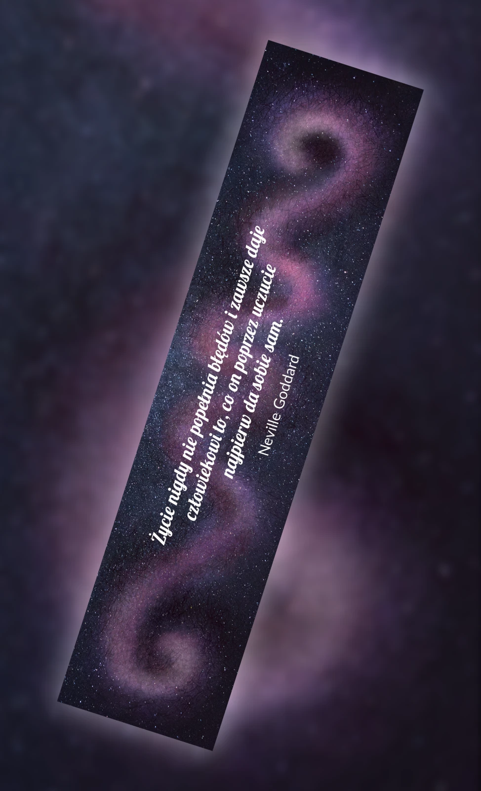 Zakładka „Życie nigdy nie popełnia błędów...”